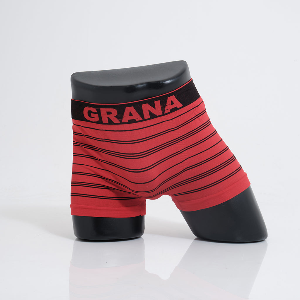 GRANA Seamless Boxer Brief Escalating Lines 4 Pack
